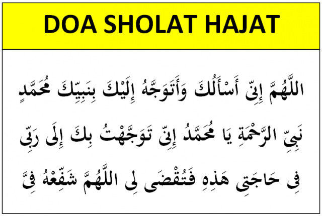 Tata Cara Sholat Hajat