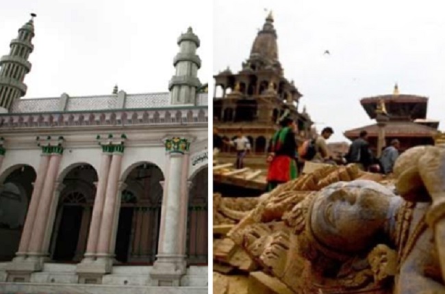 Ajaib! Tak Ada Masjid Rusak Akibat Gempa Nepal, Retak pun 