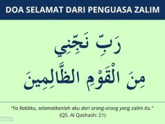 doa selamat dari penguasa zalim