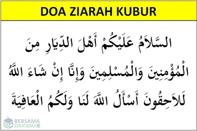 doa ziarah kubur