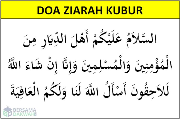 Doa Ziarah Kubur Lengkap Arab Latin dan Artinya