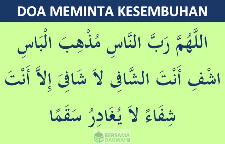 Bacaan Doa Minta Kesembuhan dari Sakit, Lengkap dalam Tulisan Latin dan  Artinya - Ragam