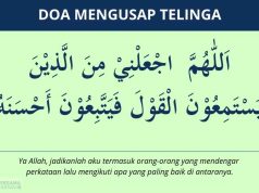 doa mengusap telinga