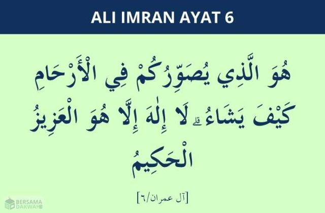 ali imran ayat 6