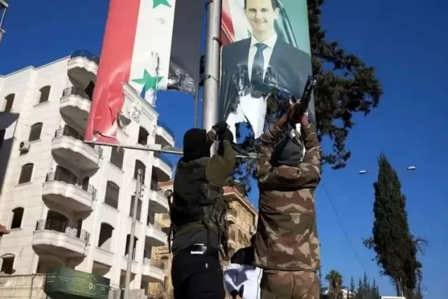 rezim assad tumbang bashar al assad melarikan diri ke rusia