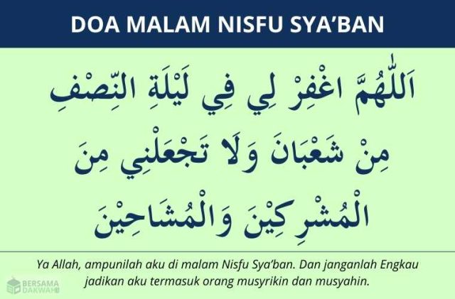 doa malam nisfu syaban