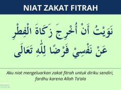 niat zakat fitrah