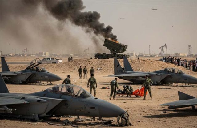 tiga jet tempur as jatuh di kuwait
