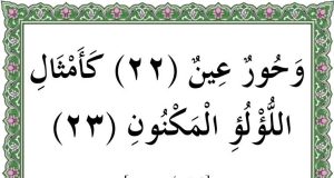 surat al waqiah ayat 22-23
