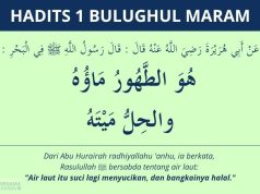 Hadits tentang air laut - bulughul maram 1