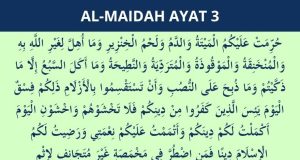surat al maidah ayat 3