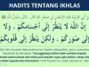 hadits tentang ikhlas dan niat