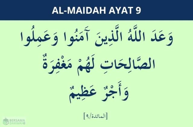 surat al maidah ayat 9 surat al maidah ayat 9