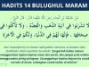 hadits tentang bejana emas - bulughul maram 14