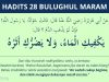 hadits bekas darah haid di pakaian - bulughul maram 28