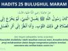 hadits jika pakaian terkena mani - bulughul maram 25