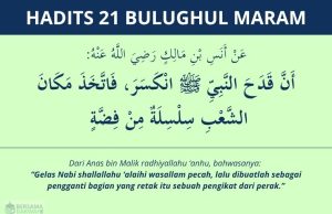 hadits menambal bejana dengan perak - bulughul maram 21
